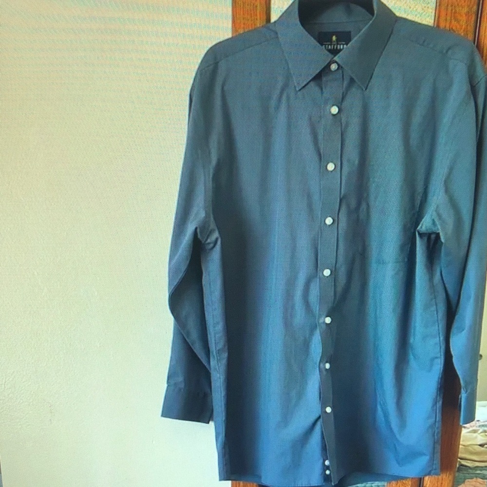 Men's Blue Dress Shirt